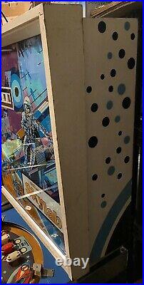 Vintage Williams Sky Lab NASA Space Themed Art Pinball Arcade Machine For Repair