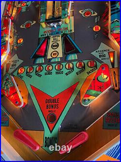 Vintage Williams Sky Lab NASA Space Themed Art Pinball Arcade Machine For Repair