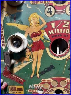 Vintage pinball machine Board Table