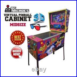 Virtual Pinball Machine -Midsize 32 FULL HD Playfield 3D Enabled