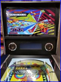 Virtual Pinball Machine with 1080 Games! Factory Built, SSD & 42 Main Screen