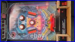 Vtg 1979 Tomy Atomic Arcade Tabletop Pinball Electronic Game with Legs & Box