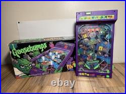 Vtg 90s Goosebumps Electronic Pinball Tabletop Game Machine In Box! 1996
