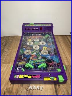 Vtg 90s Goosebumps Electronic Pinball Tabletop Game Machine In Box! 1996