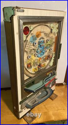 Vtg NishiJin Pinball Pachinko Snow Skier Skiing Machine Game Super DX