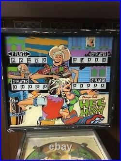 Vtg Retro 1973 Hee Haw Chicago Coin Pinball Machine Original Looks Plays Good