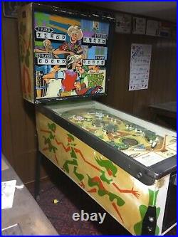 Vtg Retro 1973 Hee Haw Chicago Coin Pinball Machine Original Looks Plays Good