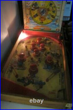 Vtg State Fair Strength Tester Table Top Pinball MachineSuperior Toy Co1940's