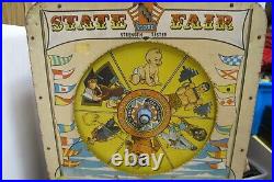 Vtg State Fair Strength Tester Table Top Pinball MachineSuperior Toy Co1940's