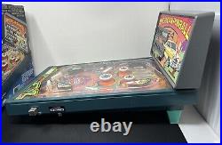 Vtg TOMY American Electronic Tabletop Pinball Machine w Box READ CLEAN & WORKING