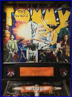WHO'S TOMMY THE WHO PINBALL WIZARD MACHINE DATA EAST ARCADE Local Pickup Only