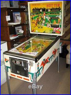 WILLIAMS 1977 SS HOT TIP Horse Racing PINBALL MACHINE Vintage from Estate