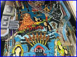 WILLIAMS BRAM STOKER'S DRACULA PINBALL MACHINE COLOR DMD LEDs