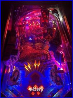 WILLIAMS BRAM STOKER'S DRACULA PINBALL MACHINE COLOR DMD LEDs