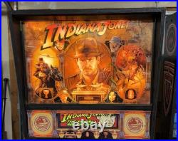 WILLIAMS INDIANA JONES PINBALL MACHINE BEAUTIFUL CONDITION COLOR DMD LEDs WILLIAMS INDIANA JONES PINBALL MACHINE BEAUTIFUL CONDITION COLOR DMD LEDs