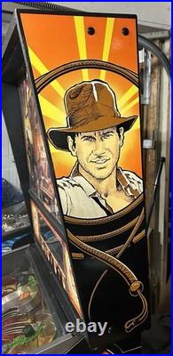 WILLIAMS INDIANA JONES PINBALL MACHINE BEAUTIFUL CONDITION COLOR DMD LEDs