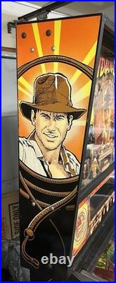 WILLIAMS INDIANA JONES PINBALL MACHINE BEAUTIFUL CONDITION COLOR DMD LEDs