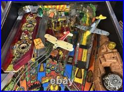 WILLIAMS INDIANA JONES PINBALL MACHINE BEAUTIFUL CONDITION COLOR DMD LEDs