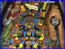 WILLIAMS INDIANA JONES PINBALL MACHINE BEAUTIFUL CONDITION COLOR DMD LEDs
