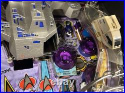 WILLIAMS STAR TREK NEXT GENERATION PINBALL MACHINE BEAUTIFUL CONDITION LEDs