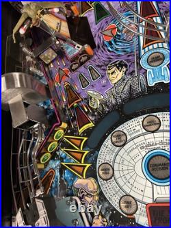 WILLIAMS STAR TREK NEXT GENERATION PINBALL MACHINE BEAUTIFUL CONDITION LEDs