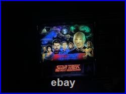 WILLIAMS STAR TREK NEXT GENERATION PINBALL MACHINE BEAUTIFUL CONDITION LEDs