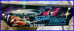 WILLIAMS STAR TREK NEXT GENERATION PINBALL MACHINE COLOR DMD LEDs