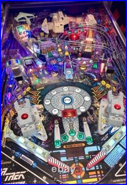 WILLIAMS STAR TREK NEXT GENERATION PINBALL MACHINE COLOR DMD LEDs