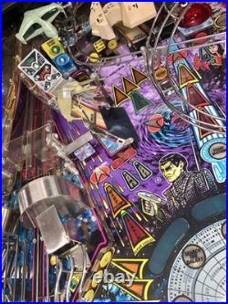 WILLIAMS STAR TREK NEXT GENERATION PINBALL MACHINE COLOR DMD LEDs