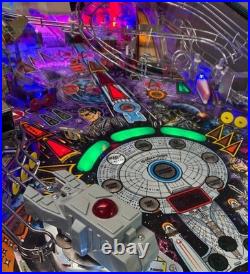 WILLIAMS STAR TREK NEXT GENERATION PINBALL MACHINE COLOR DMD LEDs