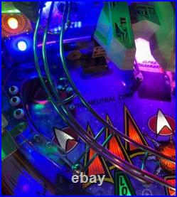 WILLIAMS STAR TREK NEXT GENERATION PINBALL MACHINE COLOR DMD LEDs