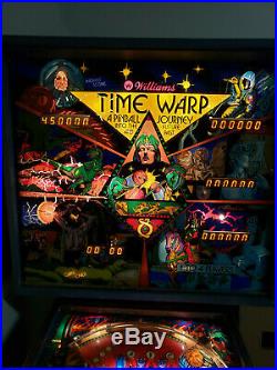 WILLIAMS TIME WARP Pinball Machine PRICE LOWERED TO $975 FOR 10 HOURS ONLY