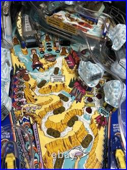 WILLIAMS WHITE WATER PINBALL MACHINE RESTORED COLOR DMD LEDs