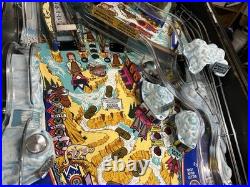 WILLIAMS WHITE WATER PINBALL MACHINE RESTORED COLOR DMD LEDs