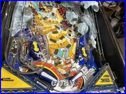 WILLIAMS WHITE WATER PINBALL MACHINE RESTORED COLOR DMD LEDs