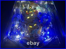 WILLIAMS WHITE WATER PINBALL MACHINE RESTORED COLOR DMD LEDs