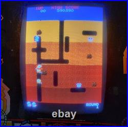 WORKING ORIGINAL DIG DUG CLASSIC ARCADE GAME STAND UP MACHINE by ATARI 1980's