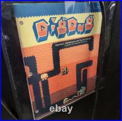 WORKING ORIGINAL DIG DUG CLASSIC ARCADE GAME STAND UP MACHINE by ATARI 1980's