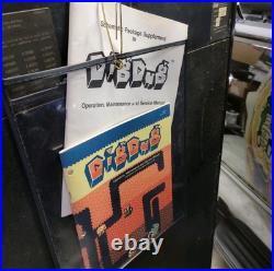WORKING ORIGINAL DIG DUG CLASSIC ARCADE GAME STAND UP MACHINE by ATARI 1980's