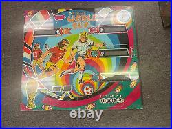 WORLD CUP Pinball BACKGLASS by WILLIAMS 1978