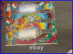 WORLD CUP Pinball BACKGLASS by WILLIAMS 1978