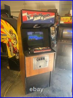 WORLD SERIES BASEBALL ARCADE MACHINE by CINEMATRONICS 1985 (Excellent) RARE
