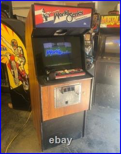 WORLD SERIES BASEBALL ARCADE MACHINE by CINEMATRONICS 1985 (Excellent) RARE