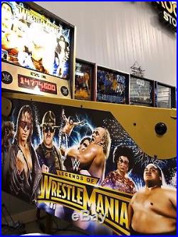 WWE Wrestlemania LE Pinball Machine by Stern