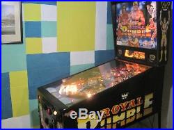 WWF Royal Rumble Pinball Machine Data East Multiball/Shaker/Multilevel/Wide Body