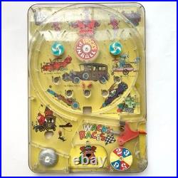 Wacky Races Japanese Vintage Pachinko Pinball Muttley Rare 38x26cm