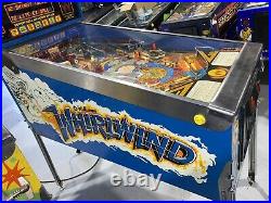Whirlwind Pinball Machine Williams 1990 Coin Op LEDs Free Ship