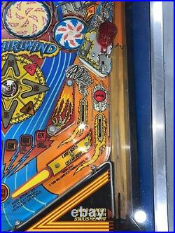 Whirlwind Pinball Machine Williams 1990 Coin Op LEDs Free Ship
