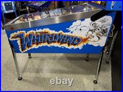 Whirlwind Pinball Machine Williams 1990 Orange County Pinballs FREE SHIPPING