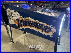 Whirlwind Pinball Machine Williams 1990 Orange County Pinballs FREE SHIPPING